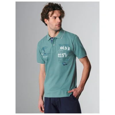 Abbildung von Trigema Poloshirt &quot;TRIGEMA mit maritimem Printmotiv&quot;