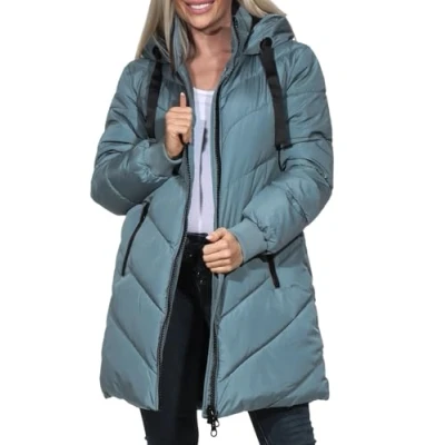 Abbildung von JDY Skylar Padded HOOD OTW NOOS Wintermantel, Damen, Größe: XXL, Stormy weather