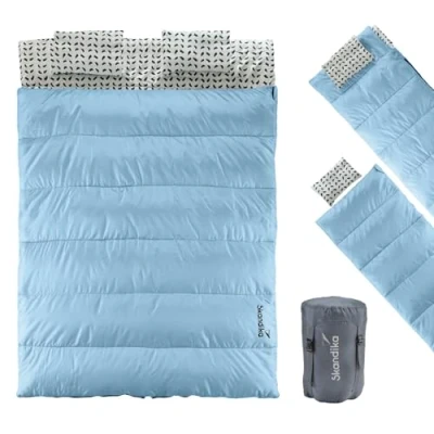 Abbildung von Deckenschlafsack Iceland Double Trennbar 3 Saison 220/190 x 150/75 cm
