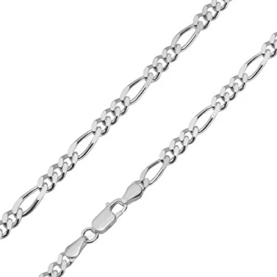 Abbildung von trendor 85925 Halskette für Herren 925 Sterlingsilber Figaro Kette