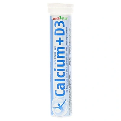 Abbildung von Calcium 600 mg + Vitamin D3 5[my]g Amosvital Braus
