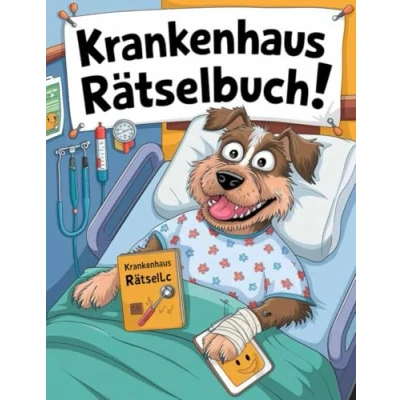 Abbildung von krankenhaus Rätselbuch für Erwachsene: geschenk zur Aufmunterung und Beschäftigung