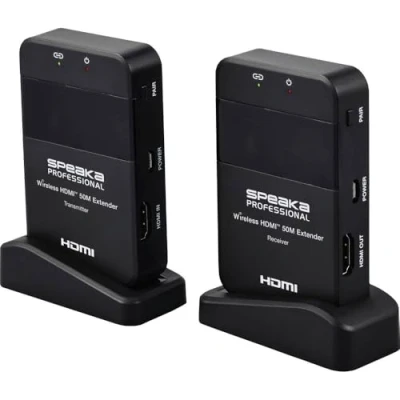 Abbildung von SpeaKa Professional SP HDE 320 HDMI Funkübertragung (Set) 148.5 MHz 1920 x 1080 Pixel