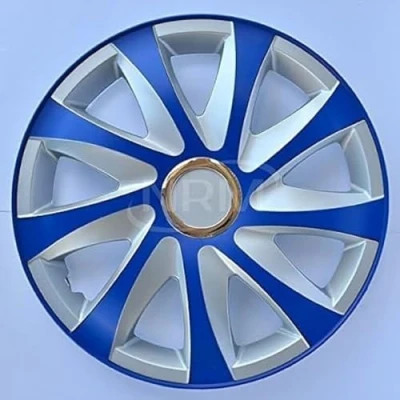 Abbildung von Radzierblende DRIFT EXTRA Silber/blau 16 Zoll 4er Set