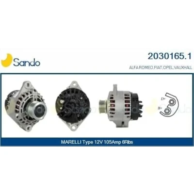Abbildung von CASCO CAL30165GS Lichtmaschine 12V 105A OPEL: Zafira B, Astra H Caravan, Schrägheck, FIAT: Grande Punto BRAVO 2, Stilo Schrägheck