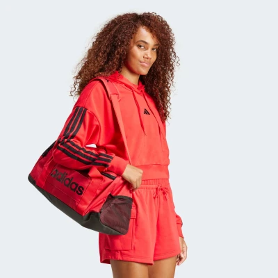 Abbildung von adidas Sportswear Kapuzenpullover, Damen, Größe: XL, Pure ruby/black