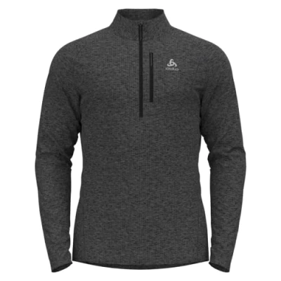 Abbildung von ODLO Tencia Langarmshirt, Herren, Größe: 62, Dark grey melange