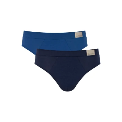 Abbildung von Sloggi Herren GO Natural Brief C2P, Blue Dark Combination, L
