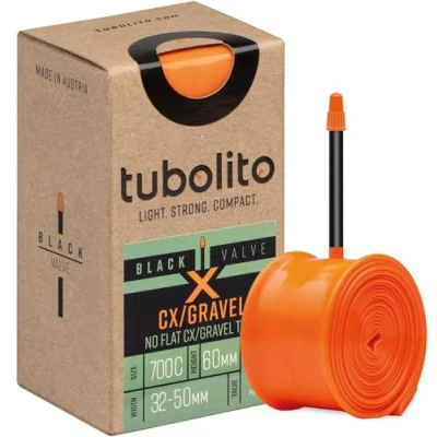 Abbildung von X Tubo Schlauch CX/Gravel 700c/30 Zoll 60 mm Ventil Schwarz