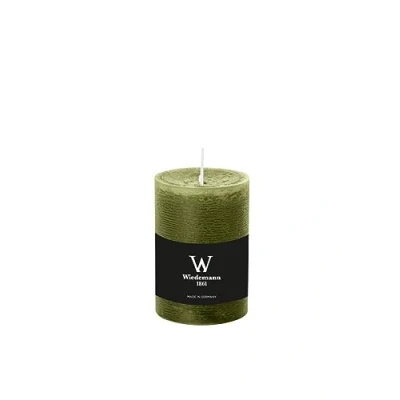 Abbildung von Wiedemann Marble Rustik Kerzen, Stumpenkerzen, Olive 100 x Ø 68 mm