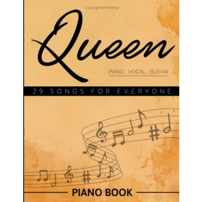 Abbildung von Queen Piano Book: Collection of 29 Songs For Everyone