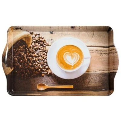 Abbildung von KESPER® Servierplatte Serviertablett, Motiv: CoffeeCup 77429, (1 tlg)
