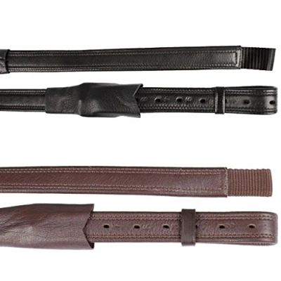 Abbildung von HORKA Steigbügelriemen Nylon Dressur Schwarz/Silber Warmblut Agradi.deVerkauft von Agradi