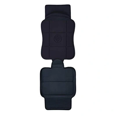 Abbildung von Prince Lionheart 0300 2 Stage seatSAVER: part high density foam construction prevents depression damage, dirt, spill and wear from child car seats, schwarz
