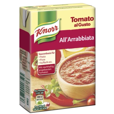 Abbildung von Knorr Tomato al Gusto All&#039; Arrabbiata Soße, 370 g