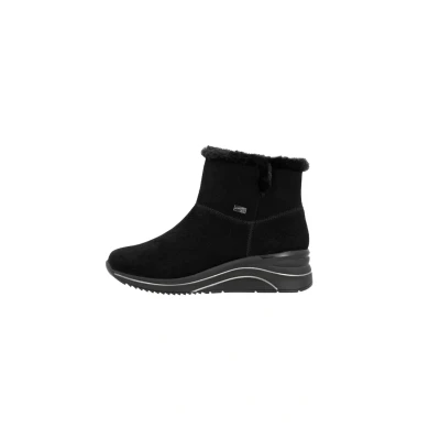 Abbildung von Remonte Winterstiefelette, Keilabsatz, Stiefelette, Winterboots, wasserabweisende TEX Membran