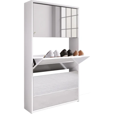 Abbildung von VCM Schuhschrank Holz Schuhkipper Spiegel Stido XL (1 St)