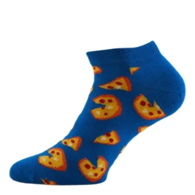 Abbildung von Happy Socks farbenfrohe und fröhliche Socken 2 Pack Junk Food Low Sock Größe 41 46