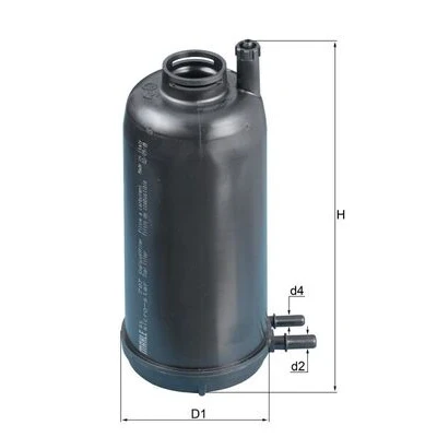 Abbildung von MAHLE ORIGINAL KL 707D Kraftstofffilter Leitungsfilter 9 7,9 IVECO: DAILY 4 Kasten/Kombi, Pritsche/Fahrgestell, Kipper