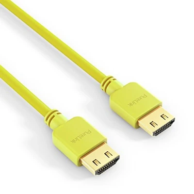 Abbildung von PureLink PI0504 015 High Speed HDMI Verbindungskabel (4K UltraHD (2160p), Ethernet, 18Gbps), 1,50m gelb