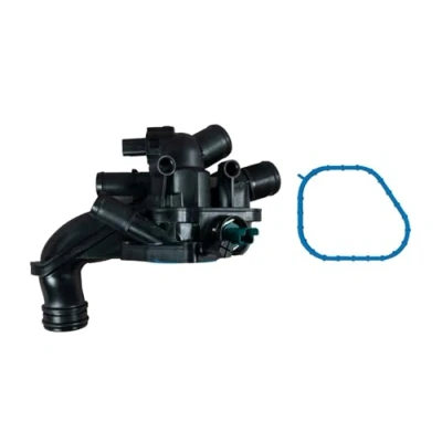 Abbildung von GATES TH607107G1 Kühlwasserthermostat 107 mit Dichtungen Gehäuse PEUGEOT: 207 Schrägheck, CC, 308 I CITROËN: Berlingo II