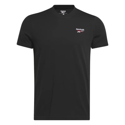 Abbildung von Reebok Identity Small LOGO TEE Tshirt basic, Herren, Größe: Large, Black/white/vector red