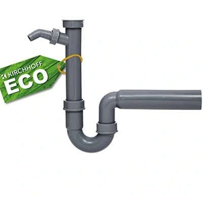 Abbildung von Kirchhoff Siphon ECO SAVE, (Set), KS Spültisch Röhrensiphon, 1 1/2&quot;IG x 50 mm, mit 3/4&quot; Geräteanschluss