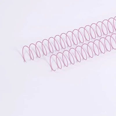 Abbildung von Craftelier 2 Spiralen Set zum Binden von Alben, Notizbüchern oder Agenden Ideal für Scrapbooking und Bastelprojekte Ø 2,54 cm (1&quot;) Länge 30,5 (12&quot;) Farbe Pink Baby