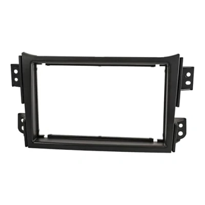 Abbildung von tomzz Audio 2439 146 Doppel DIN Radioblende kompatibel mit Opel Agila B Suzuki Splash schwarz