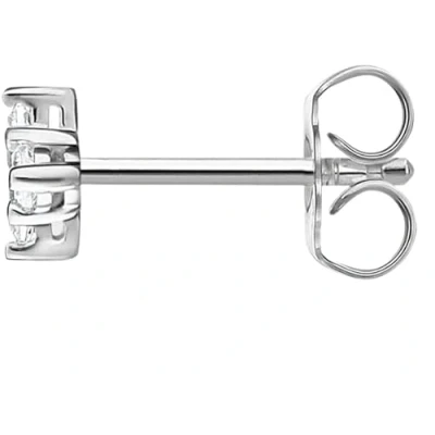 Abbildung von Thomas Sabo Einzel Ohrstecker weißer Stein 925 Sterling Silber H2186 051 14