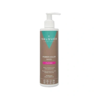 Abbildung von Válquer Professional Power Color Mask für coloriertes Haar. Vegan und ohne Sulfate (Fuchsia). Haarfarbverstärker 275 ml