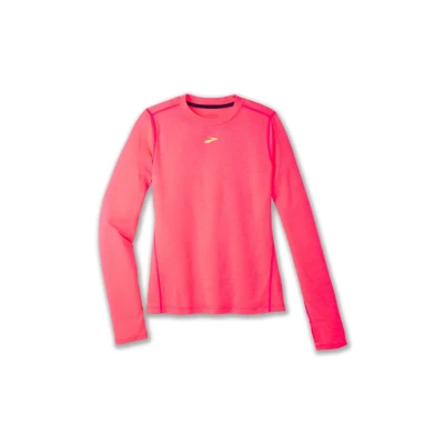 Abbildung von BROOKS Damen High Point Long Sleeve Sweatshirt, Neo Pink, 30