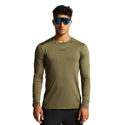 Abbildung von Craft Adv Essence LS Tee Herren M Grün Langarm Laufshirt für optimale Performance