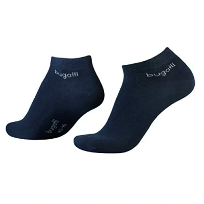 Abbildung von bugatti Mens Sneaker Socks 3er Pack 6765 545 dark navy Strumpf Socke Füsslinge, Size:39 42