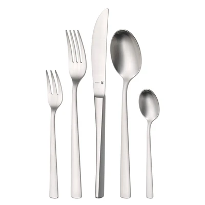 Abbildung von WMF Besteck Set &quot;Corvo Set&quot;, (Set, 30 tlg.), teiliges für 6 Personen, ergonomisch, Cromargan protect