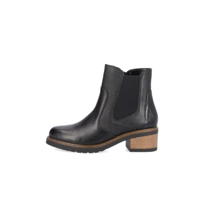 Abbildung von Remonte Damen D1A71 Chelsea Stiefel, Schwarz/Schwarz/Schwarz/Schwarz / 01, 39 EU