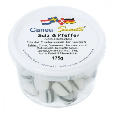 Abbildung von Salz &amp; Pfeffer Lakritz