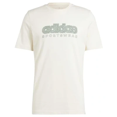 Abbildung von adidas Men&#039;s Growth Sportswear Graphic Tee T Shirt, Olive strata, S Tall