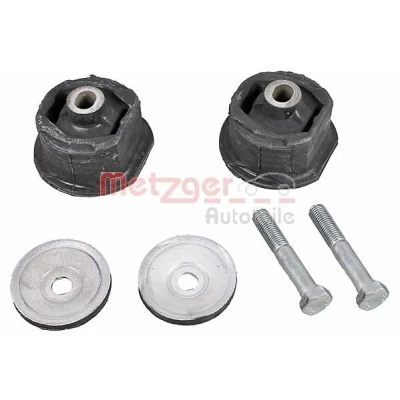 Abbildung von METZGER 52055249 Reparatursatz, Achskörper Hinterachse beidseitig, vorne KIT + MERCEDES BENZ: CLK Coupe, C Klasse Limousine, 190