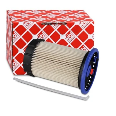 Abbildung von FEBI BILSTEIN 49663 Kraftstofffilter Filtereinsatz, mit Wasserabscheider VOLKSWAGEN: Golf 7 Schrägheck, Passat B8 Variant, Variant