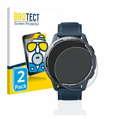 Abbildung von BROTECT Entspiegelungs Schutzfolie für Xiaomi Watch S1 Active (2 Stück) Matte Displayschutz Folie, Anti Reflex, Fingerprint