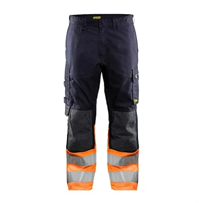Abbildung von Blaklader 148915138953C56 Multinorm Inhärent Arbeitshose, Marineblau/Orange, Größe C56
