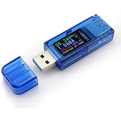 Abbildung von ARCELI USB 3.0 Tester Messgerät Strommessgerät 3.7 30 V 0 4A Multimeter Voltmeter Strommesser Power Charger Detector Verbesserte Version
