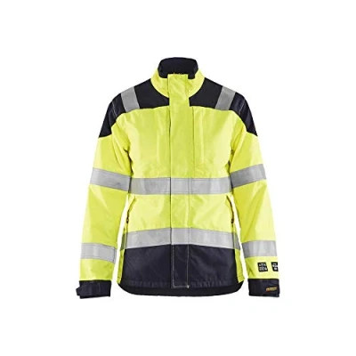 Abbildung von Blaklader 496915123389S Inhärent Damen Multinorm Jacke, High Vis Gelb/Marine, Größe S