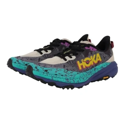 Abbildung von HOKA Speedgoat 6 Laufschuh Trail, Herren, Größe: 44 2/3, Oatmeal/mountain iris Schuhe