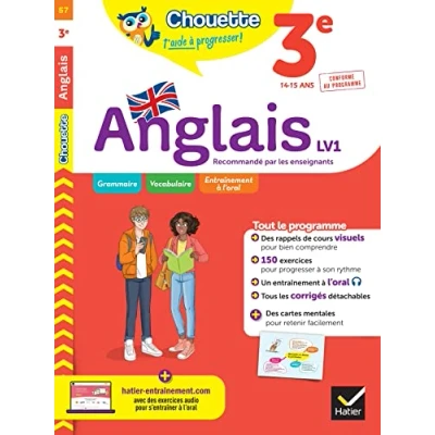 Abbildung von Chouette Anglais 3e LV1 (A2+, B1): cahier de révision et d&#039;entraînement recommandé par les enseignants