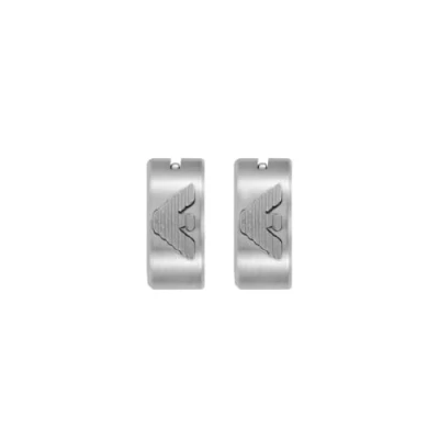 Abbildung von Emporio Armani Herren Silberfarbener Edelstahl Ohrring, EGS3165040
