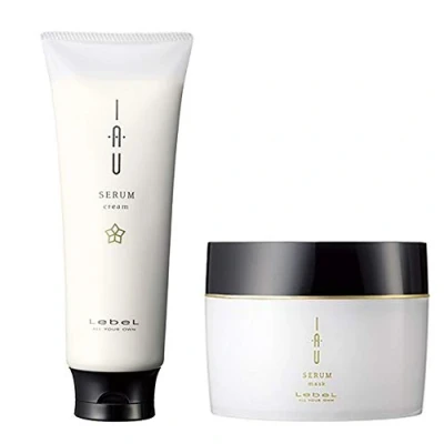 Abbildung von Lebel IAU Serum Cream 200ml &amp; Hair Mask 170g Set (Green Tea Set)