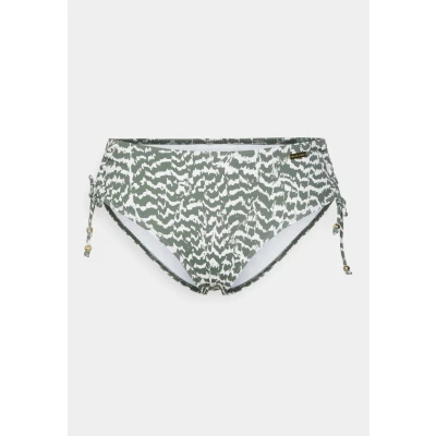 Abbildung von Lascana Gathered Bikinihose, Damen, Größe: 38, Oliv