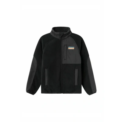 Abbildung von Name it Colorblock Fleecejacke für Kinder, Größe: 116, Black